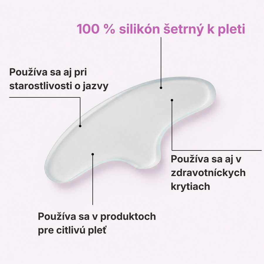 Kompletná súprava silikónových náplastí proti vráskam