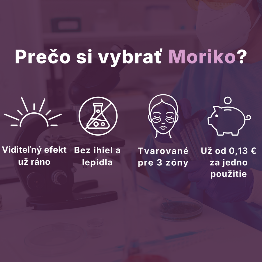 Kompletná súprava silikónových náplastí proti vráskam